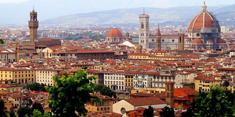 View over florence