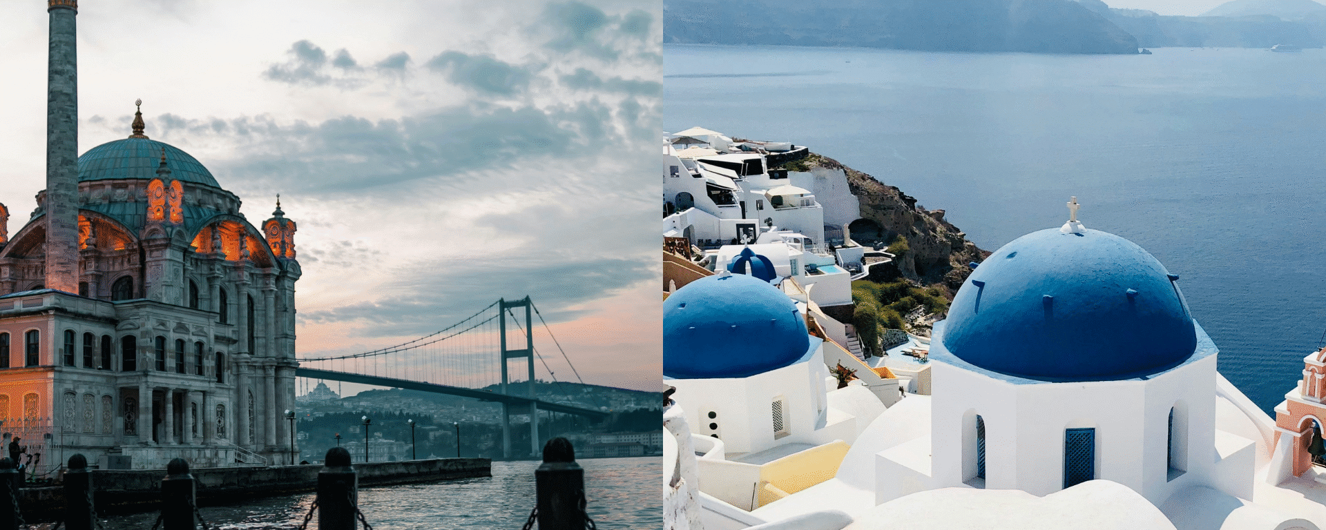 Istanbul and Santorini