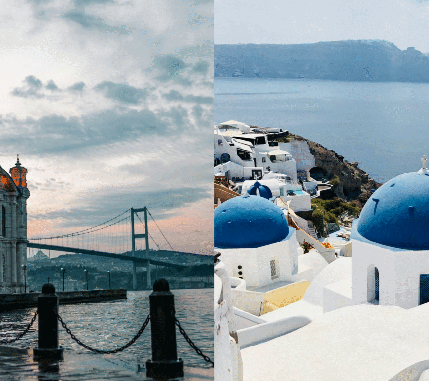 Istanbul and Santorini
