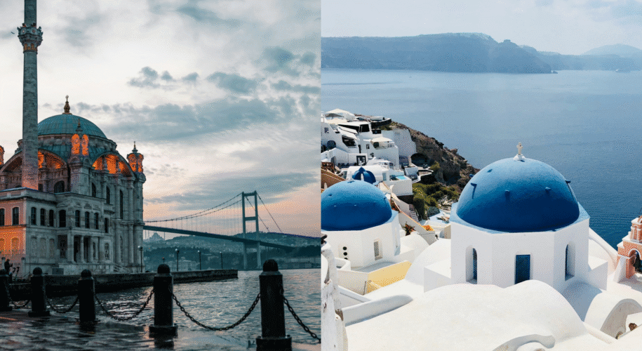 Istanbul and Santorini
