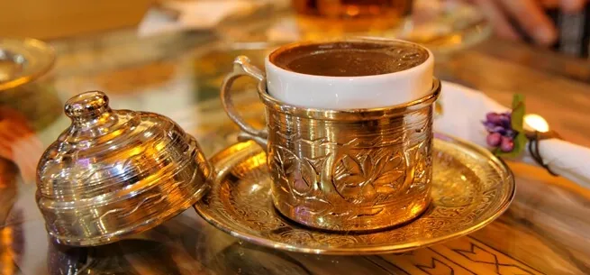 Traditional turkish coffee