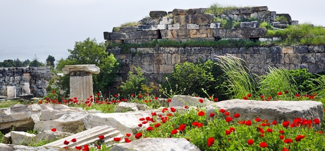 Hieropolis ruins Pamukkale