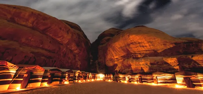Camping wadi rum