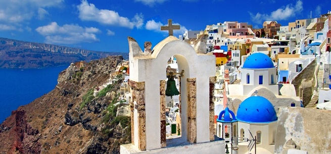 Santorini churches