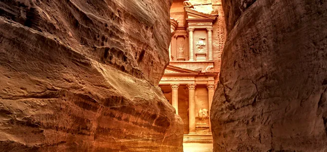 Petra Siq view