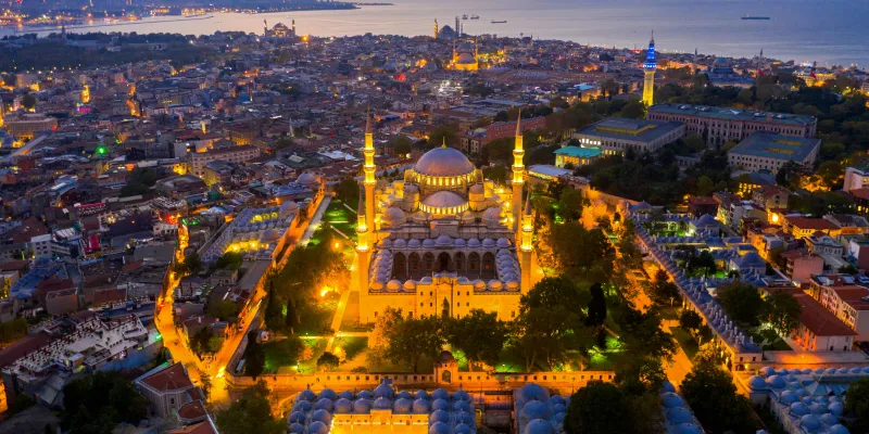 Suleymaniye mosque night