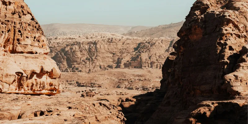 Petra jordan monastery ad deir view