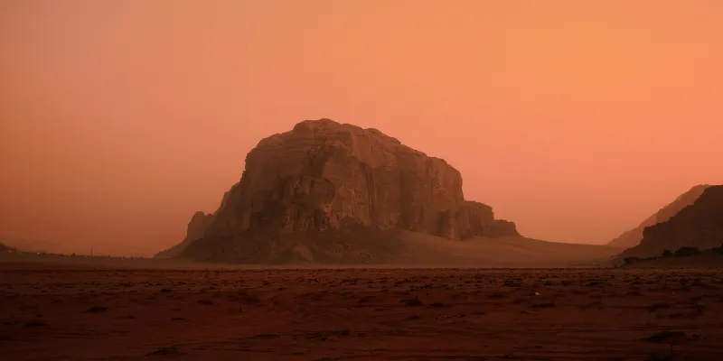 Wadi rum jordan desert landscape