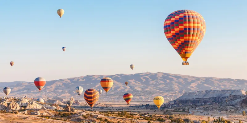 Hot air balloons cappadocia turkey