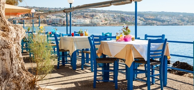 Greek cafe Heraklion
