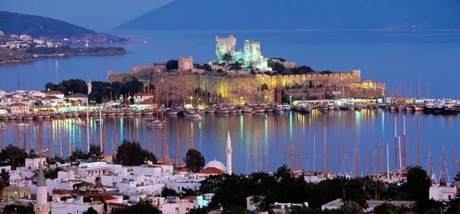 Bodrum at night