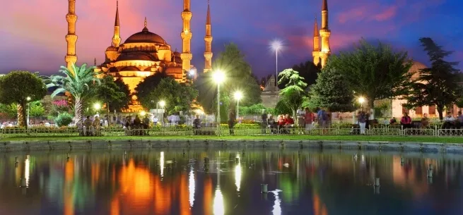Sultanahmet at night Blue Mosque