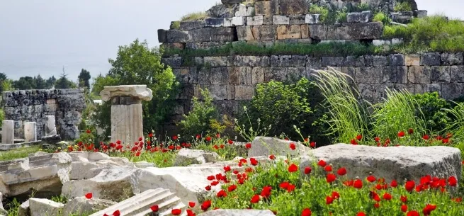 Hieropolis ruins Pamukkale